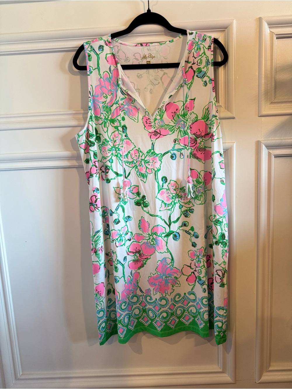 NWT Lilly Pulitzer Johana Dress with Pink & Green Floral Print